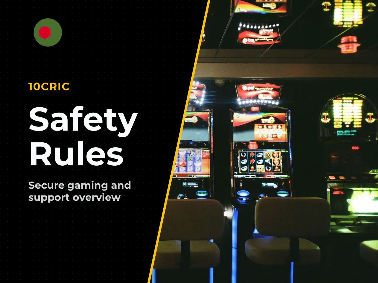 Safety, licence, responsible gambling and 10Cric