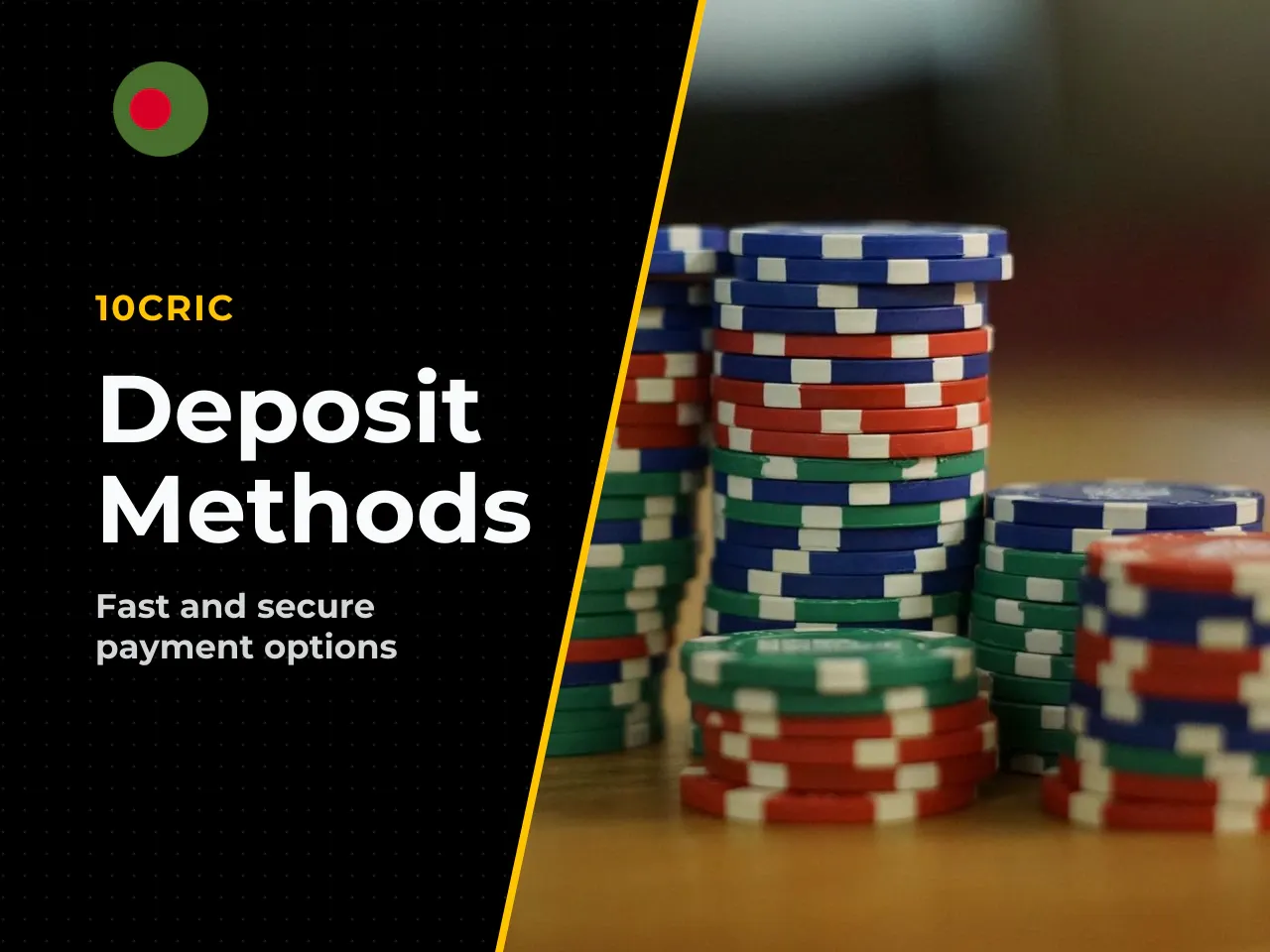 3. 10CRIC Deposit Methods and Payment