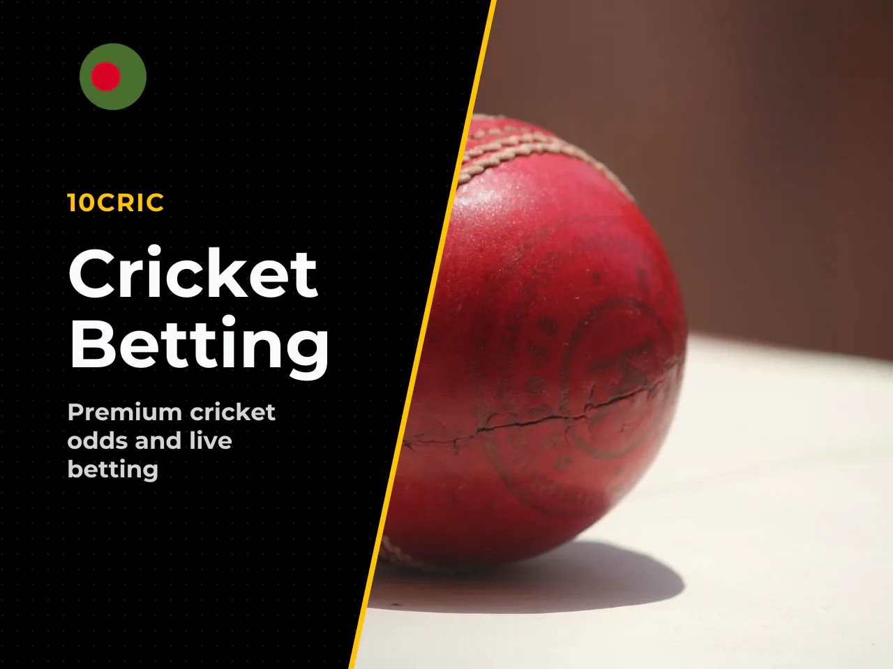 Cricket betting, 10cric sports and live