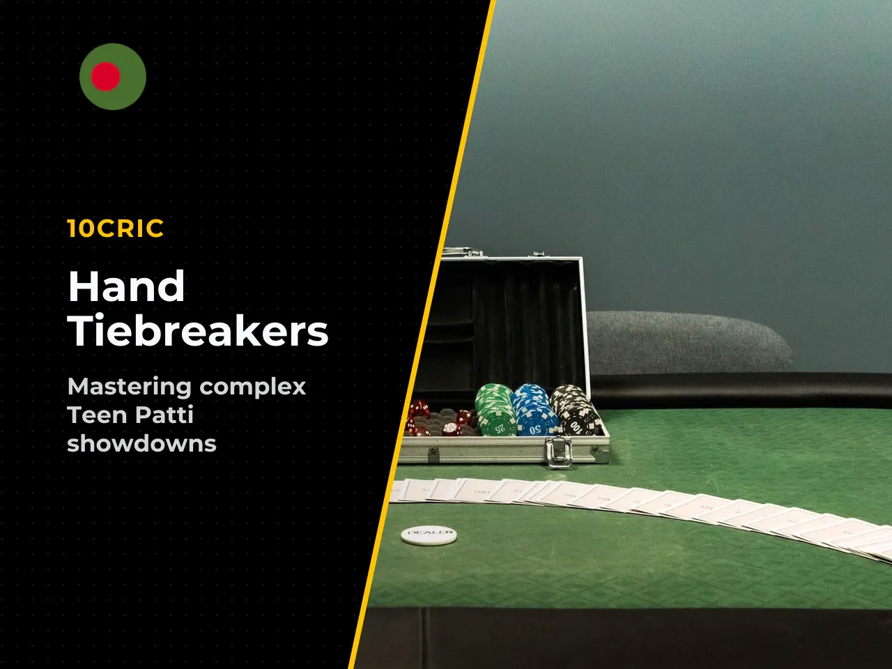 Tie-breakers. When two hands fall into