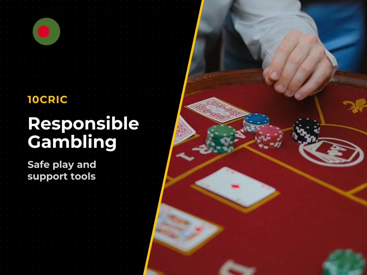 6. Responsible gambling through 10cric support