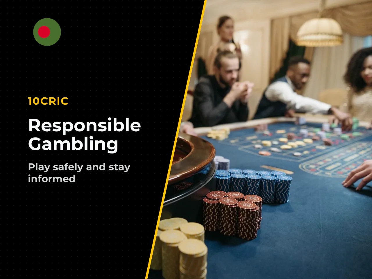 Responsible gambling. Roulette is designed to